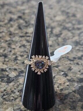 Bomb Party RG92012 "Hearts On Fire" Alexandrite Sz 6